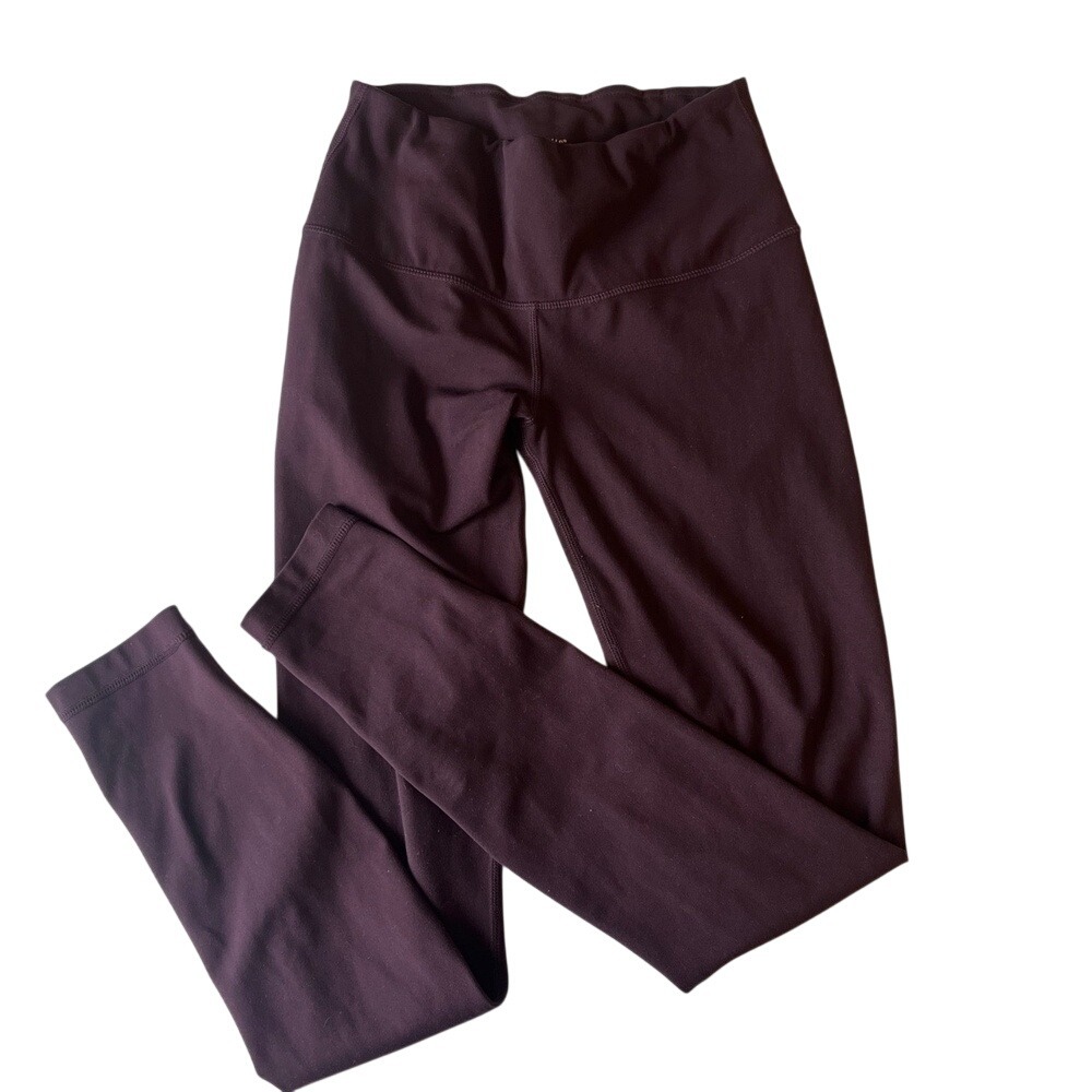 Yogalicious Lux Dark Purple HighWaisted FullLength Leggings Womens Extra Small